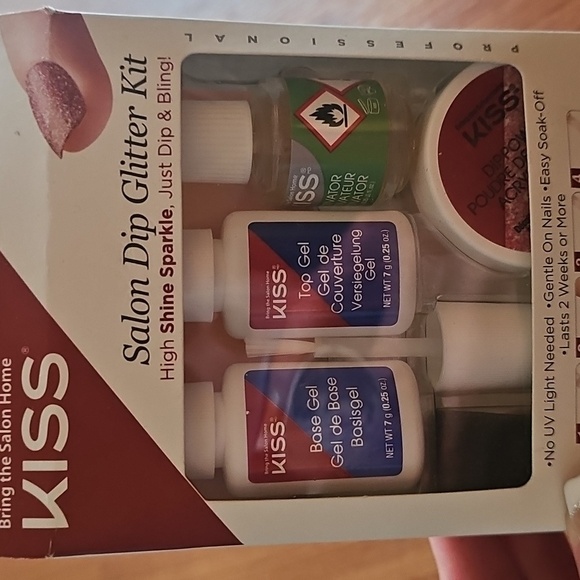 KISS Professional Salon Dip Glitter Kit•Be Glam - Picture 5 of 5